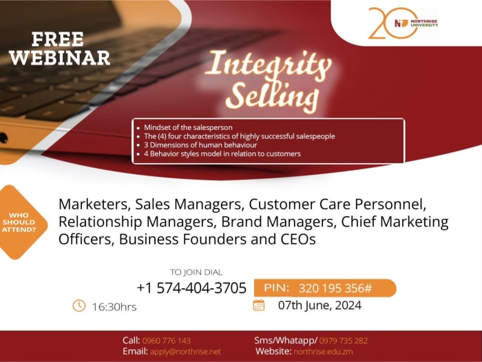 Welcome to Session Two of Integrity Selling!