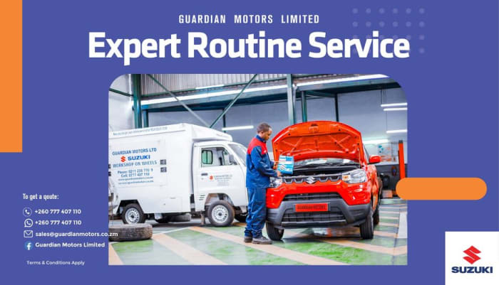 Routine service made easy! 