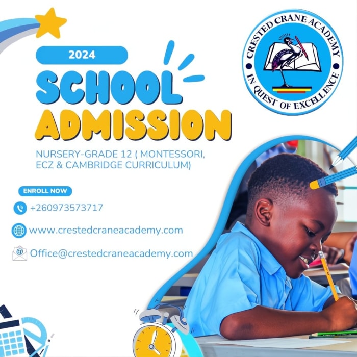 Join Crested Crane Academy! for the 2024 School year term 3