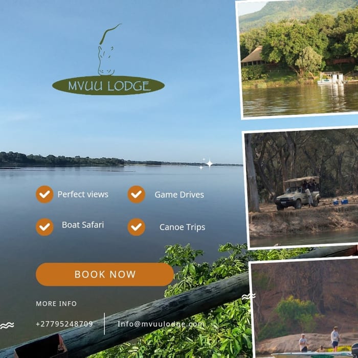 Experience true wilderness at Mvuu Lodge Zambia