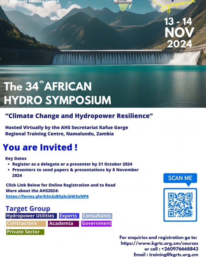 Join the 34th African Hydro Symposium!