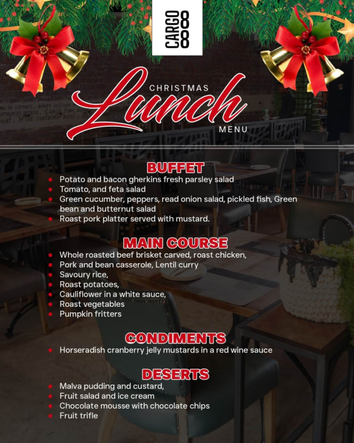 Celebrate Christmas with a Festive Lunch Buffet!