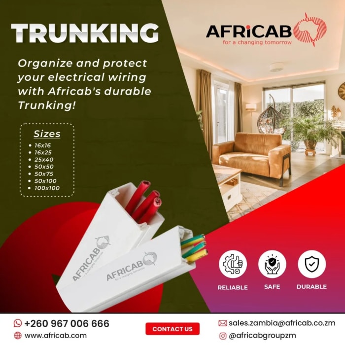 Durable PVC trunking for superior protection