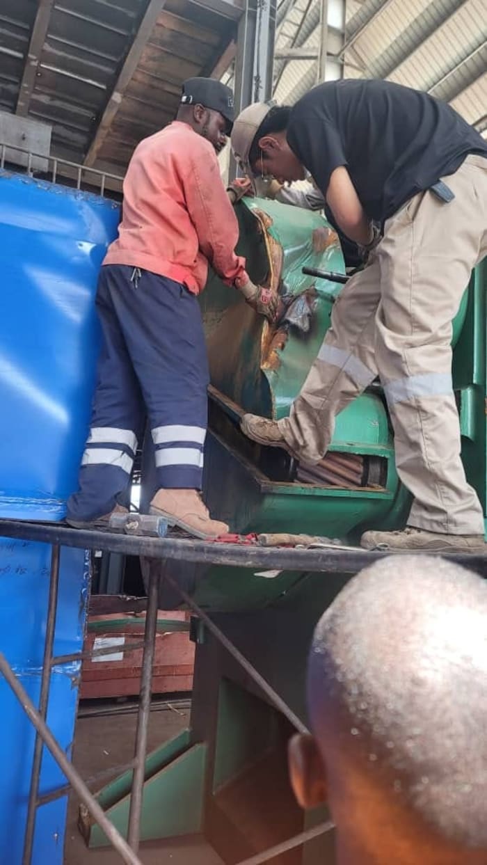 IN PICTURE: Bonjour Surveys Ltd inspecting machinery 