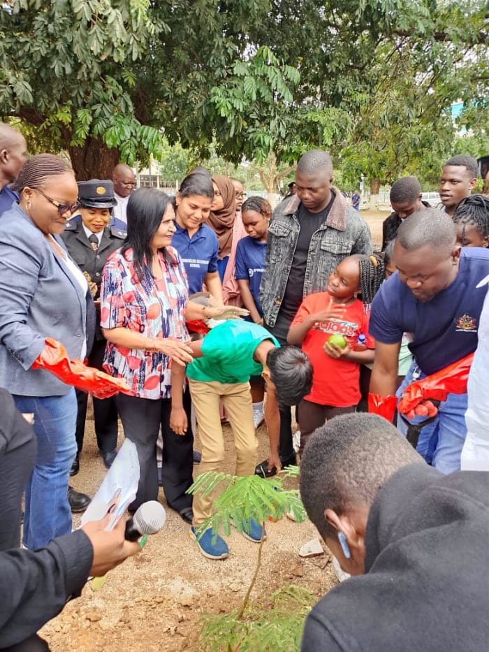 Our students attended the revamping of the Freedom Park by the Lusaka Mayor