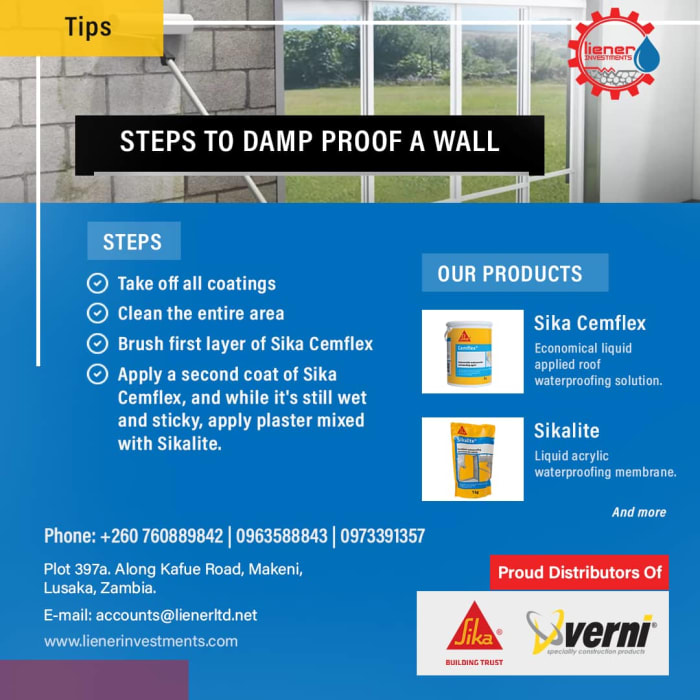 Ensure your property does not get unsightly damp
