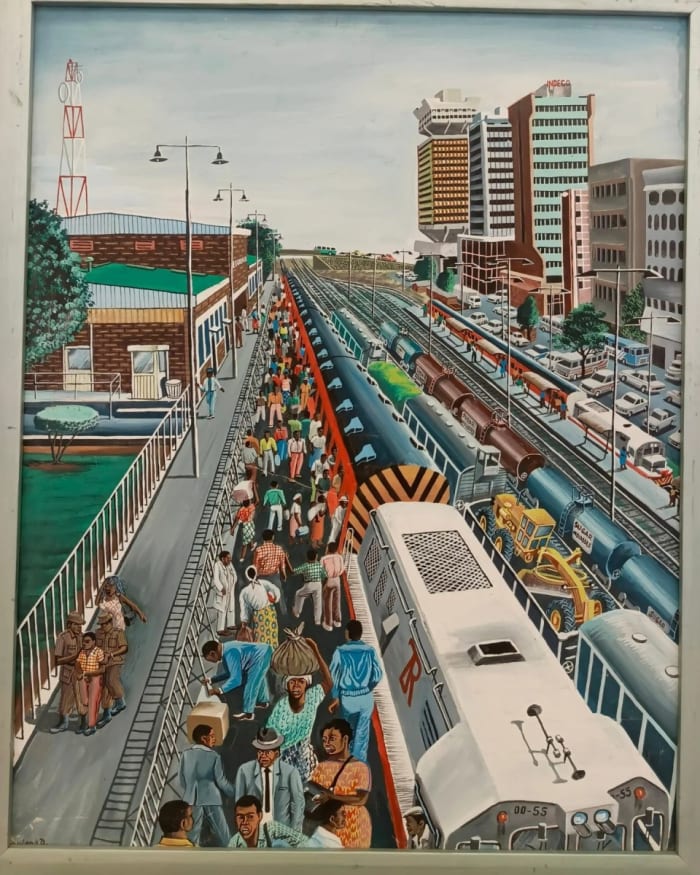 "Lusaka Rail Station" 1990 -1995