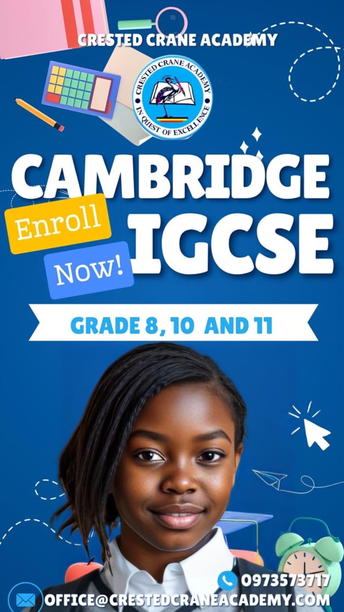 Join the Cambridge IGCSE Program at Crested Crane Academy!