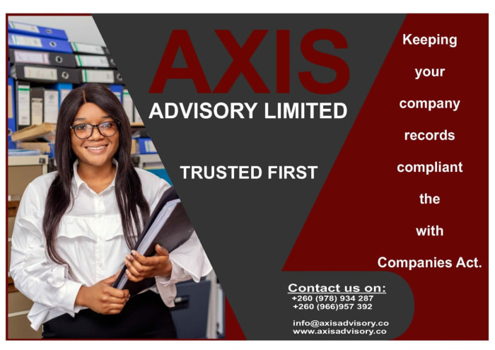 Doing Business in Zambia? Start Smart with Axis Advisory.