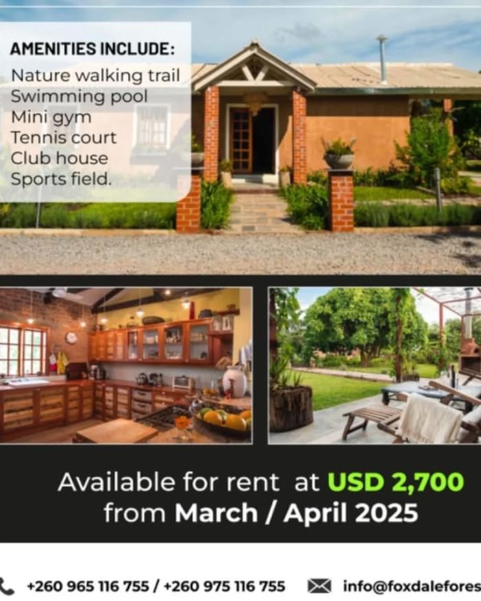 Zambia’s first sustainable residential housing development