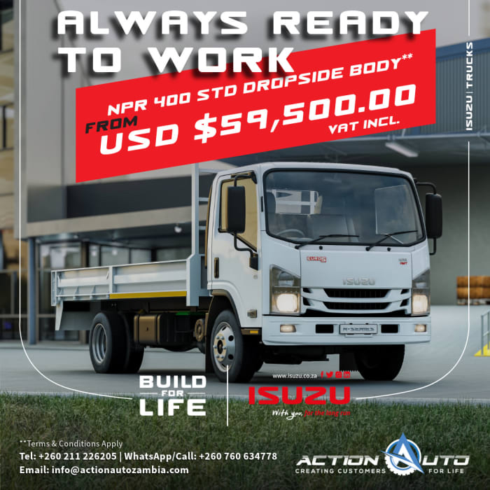 ISUZU trucks: built to work engineered to last