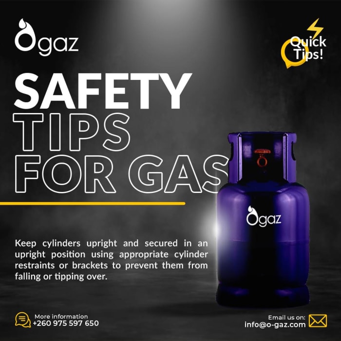 Ensuring safety with proper gas cylinder handling