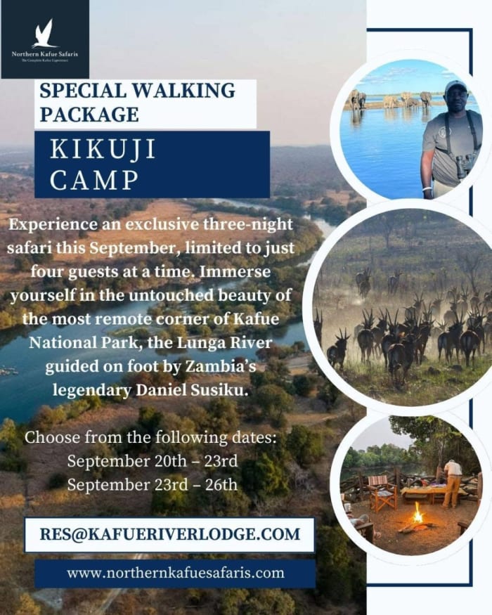 Discover Kikuji: An exclusive wilderness experience in Kafue National Park