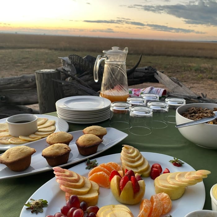 Another beautiful morning dawns over Kasonso Camp
