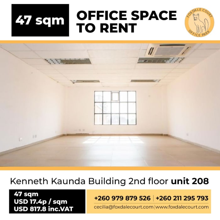 Now Leasing: 47 sqm Office Space