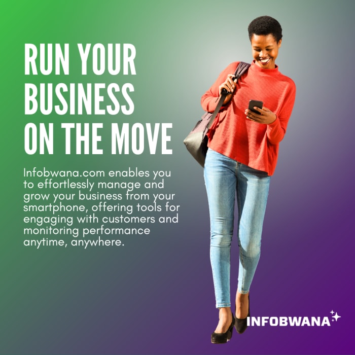 Run your business on the move! 