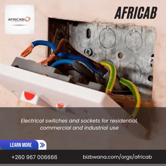 Electrical switches and sockets for residential, commercial and industrial use