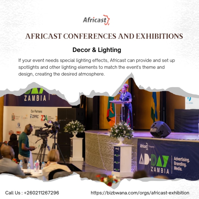 Decor and lighting to suit your event theme