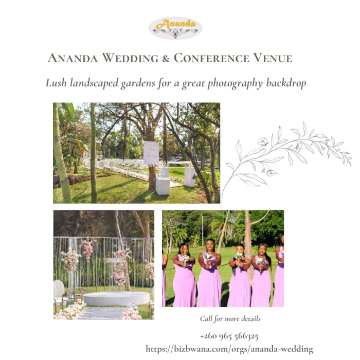 Lush landscaped gardens for a great photography backdrop
