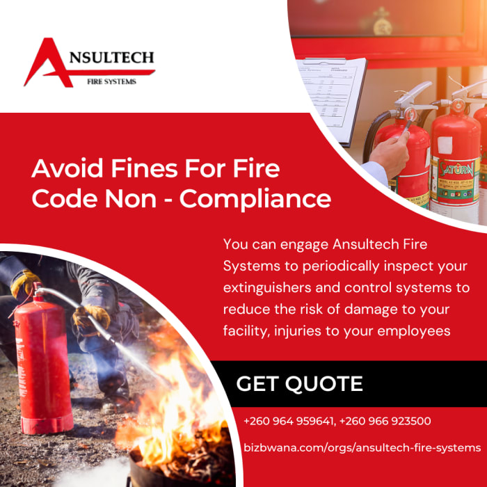 Avoid fines for fire code noncompliance