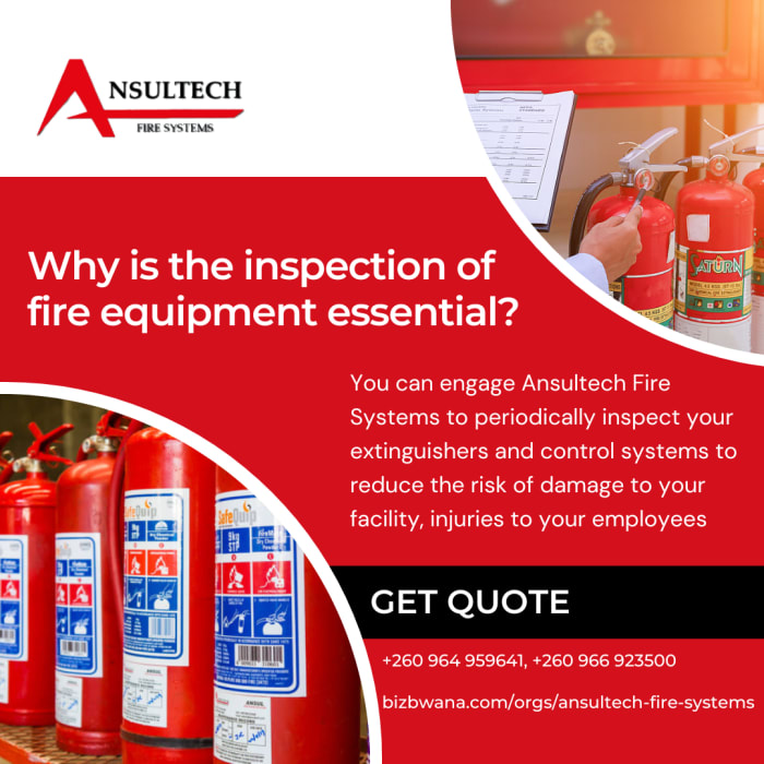Why is the inspection of fire equipment essential?