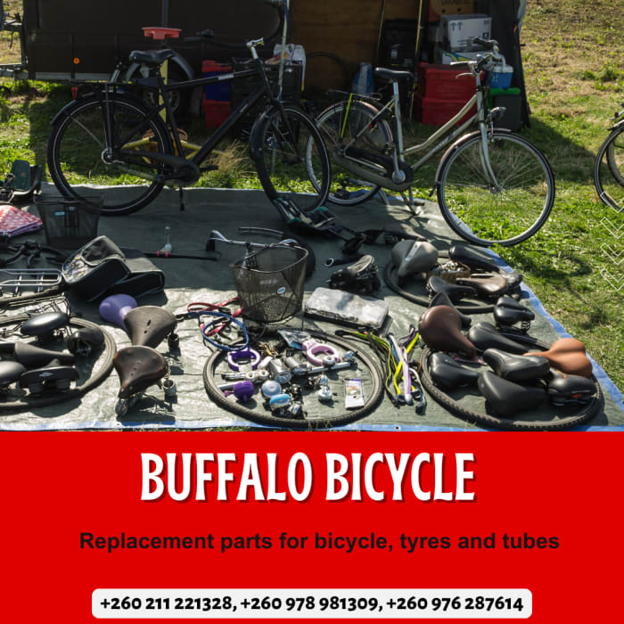 Replacement parts for bicycle, tyres and tubes