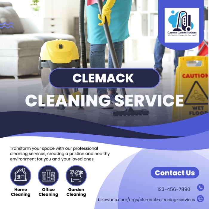 Move in a fresh clean home with Clemack Cleaning Services