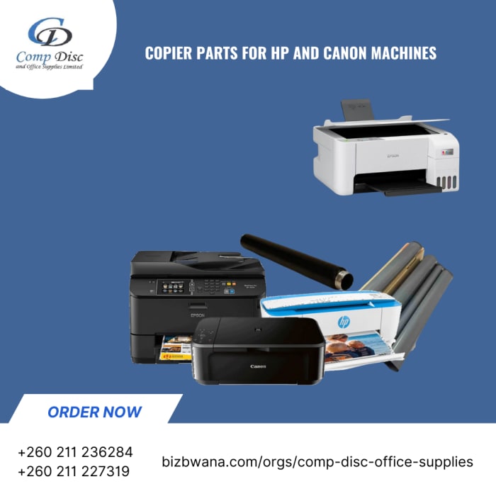 Copier Parts for HP and Canon Machines