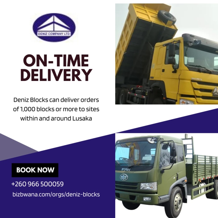 Build Without Delays with Deniz Blocks' On-Time Delivery!