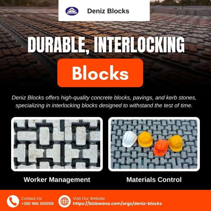 Durable, interlocking blocks that bring your construction vision to life