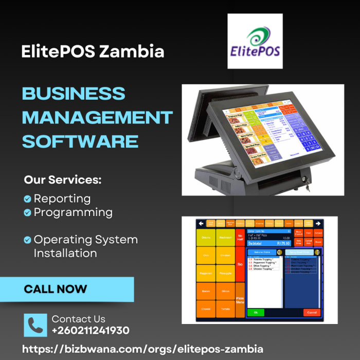 Business management software