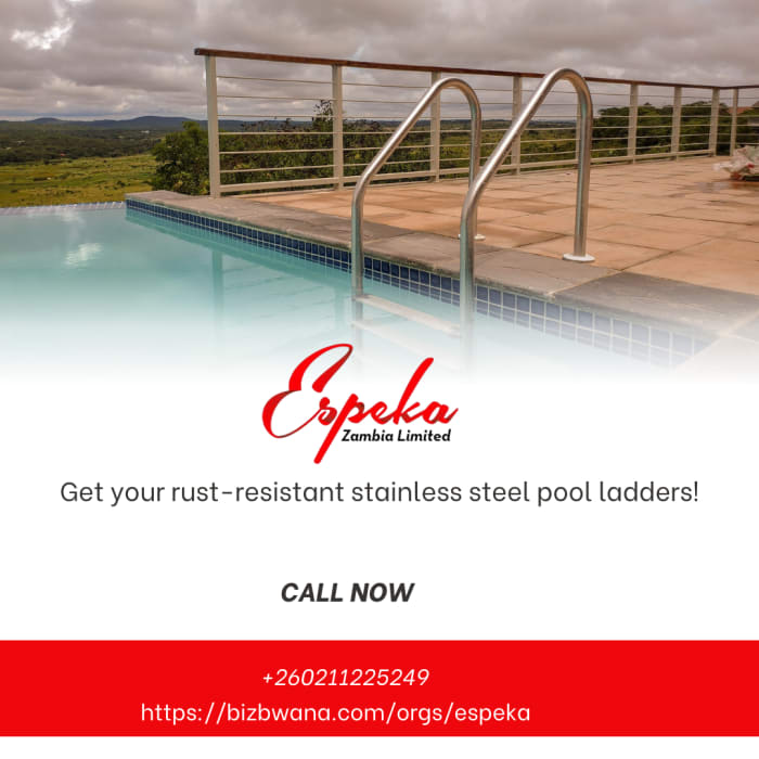 Order your rust-resistant stainless steel pool ladders today!