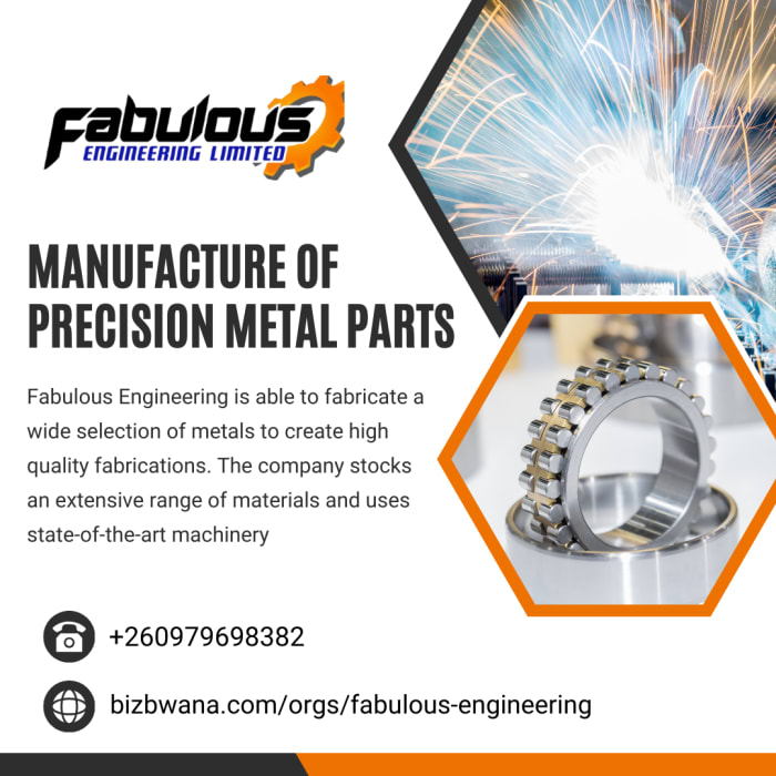 Manufacture of precision metal parts