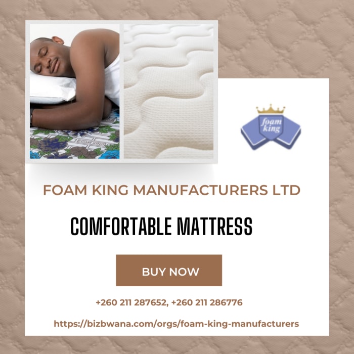 Produces a full range of bed bases and mattresses
