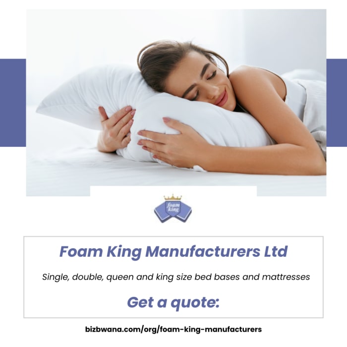 Single, double, queen and king size bed bases and mattresses