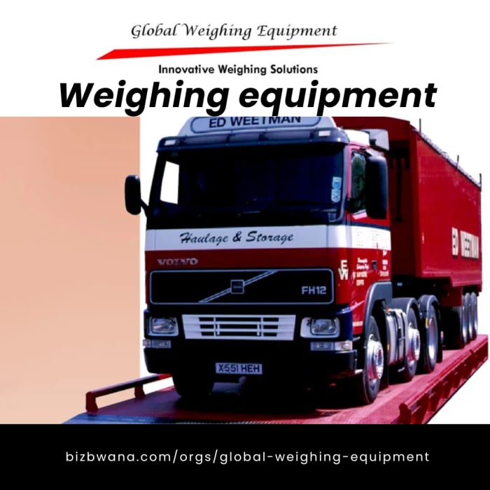 Weighing equipment