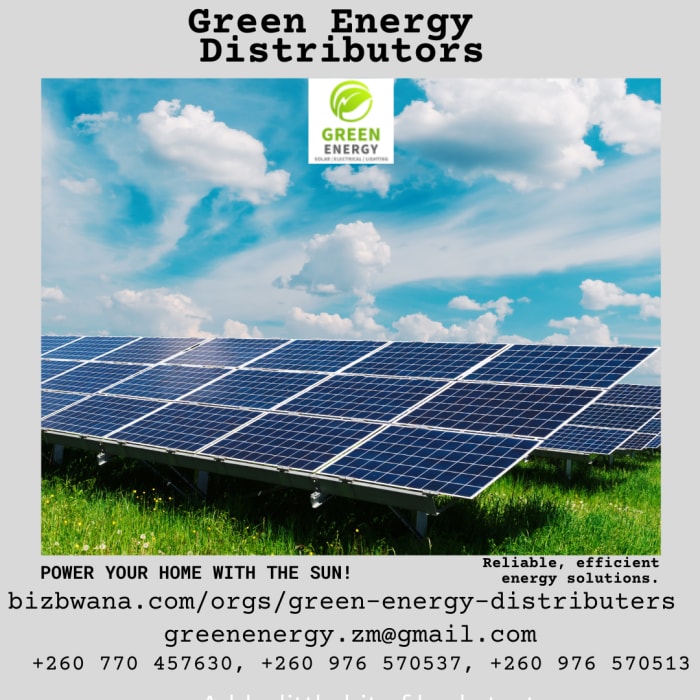 Specializes in the distribution of renewable energy solutions