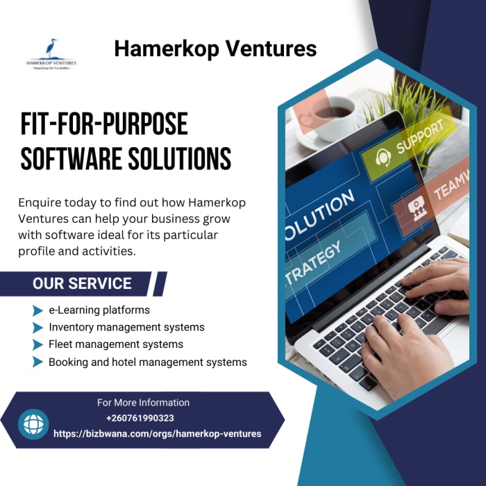 Fit-for-purpose software solutions