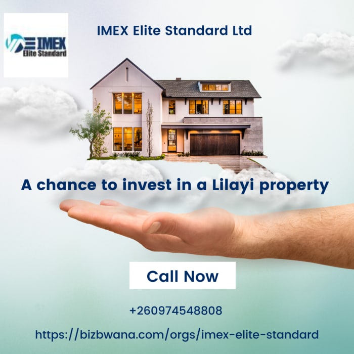 A chance to invest in a Lilayi property