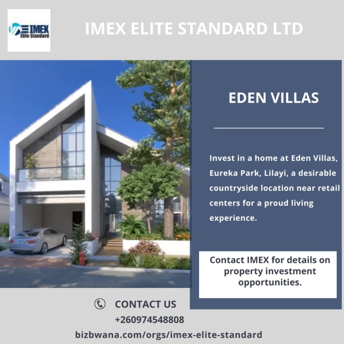 Own a home you'll be proud of living in by investing in a house at Eden Villas