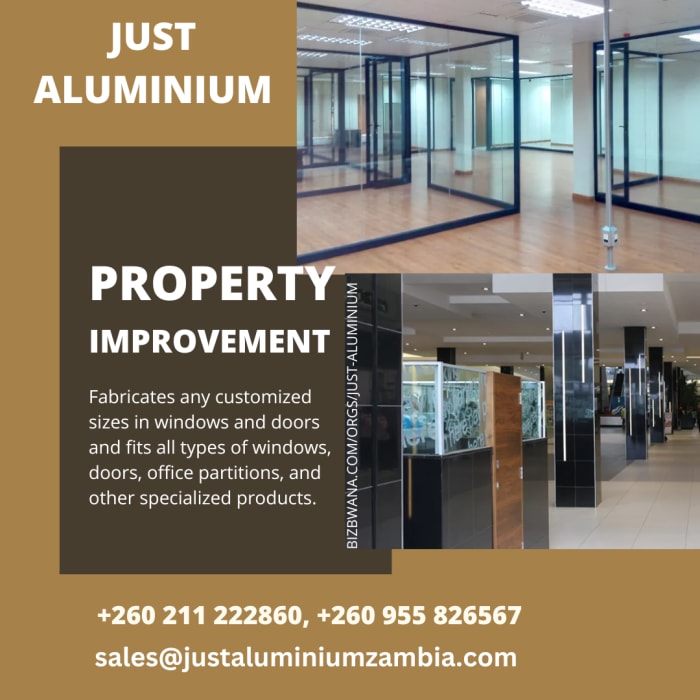 Just Aluminium is a reputable company based in Lusaka, Zambia, specializing in the supply of high-quality aluminium products. 