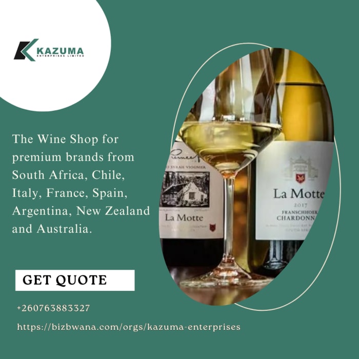 Shop a wide selection of wines from The Wine Shop