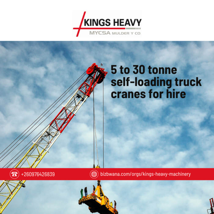 5 to 30 tonne self-loading truck cranes