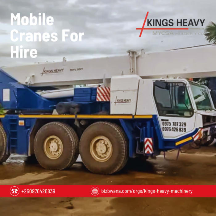 Kings Heavy Machinery – where quality meets efficiency!