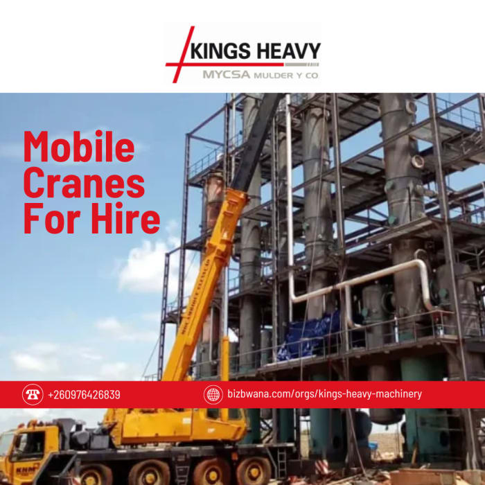 Mobile Crane Rental Services