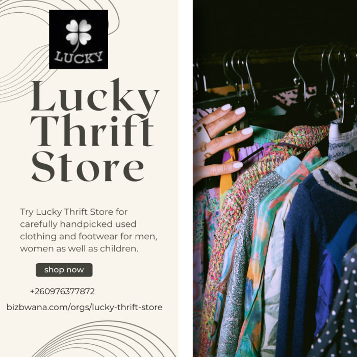 Lucky Thrift store is restocked on a daily basis with fresh, new finds.