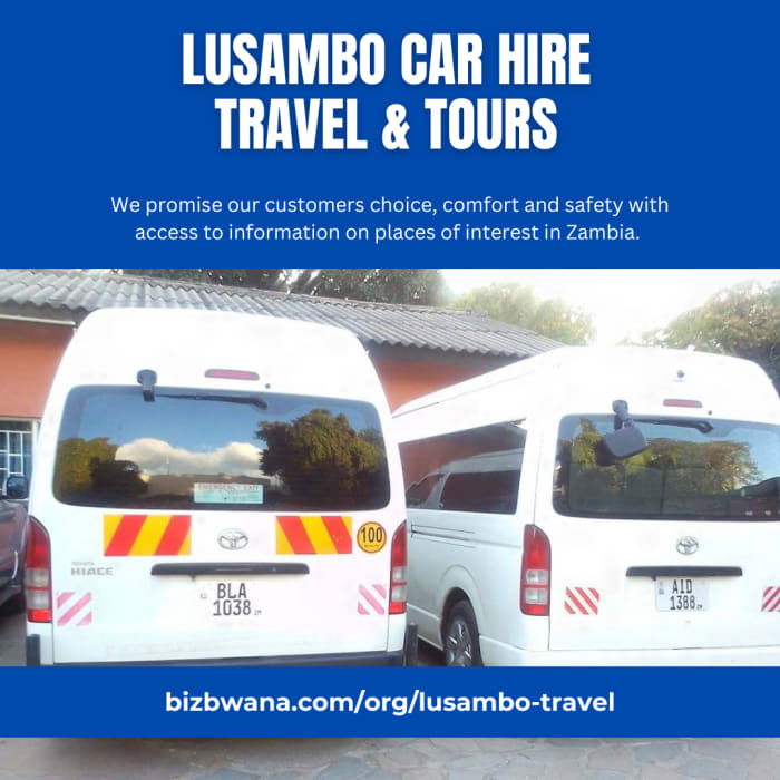 Explore Zambia with Comfort and Style: Choose Lusambo Car Hire!