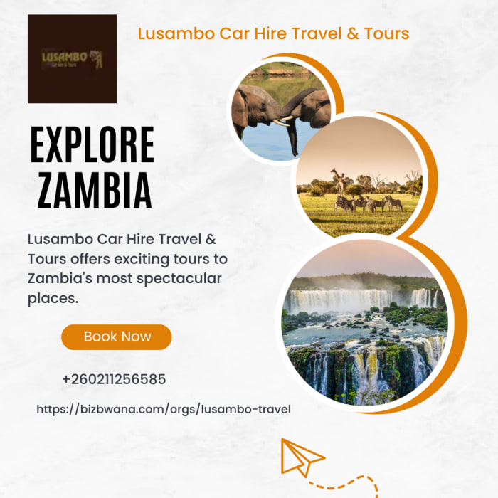 Exciting tours to various places of interest in Zambia