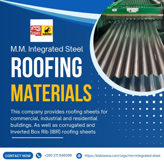 High grade galvanised iron roofing sheets