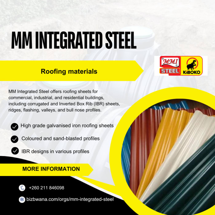 Roofing sheets for commercial, industrial and residential buildings